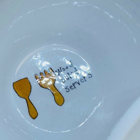 Set of 2 Signature SALAD DAYS Porcelain Salad Bowl - Picture 3 of 8